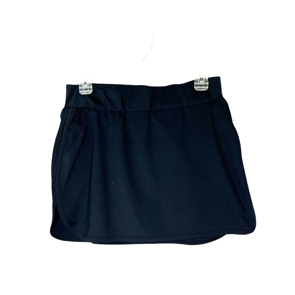 Columbia Women's Black Golf Pickelball Skort Skirt Stretch Elastic Waist L